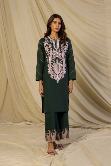 Sapphire ST 2PC22 04 1 2 Piece - Embroidered Khaddar Suit Winter Vol 1 RTW 2022 Online Shopping